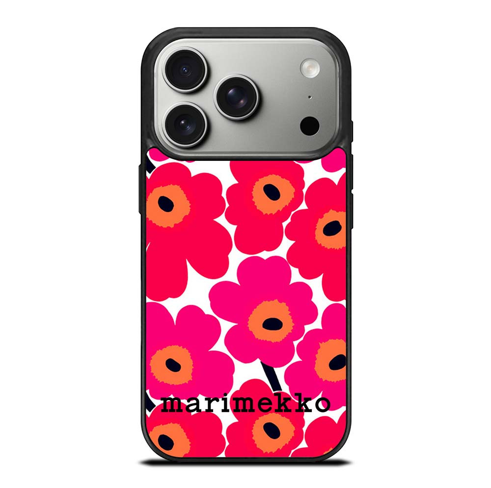 MARIMEKKO UNIKO RED FLOWER iPhone 17 Pro Case Cover